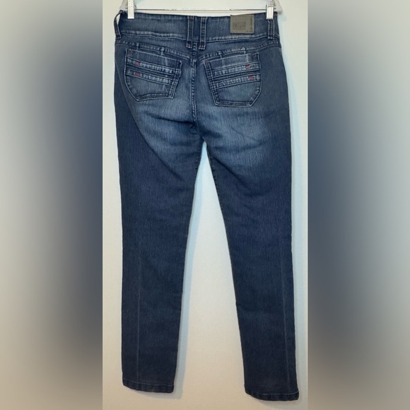 Vintage Marithe Francois Girbaud Dark Blue Straight Leg Jeans Size 10 - Picture 3 of 11